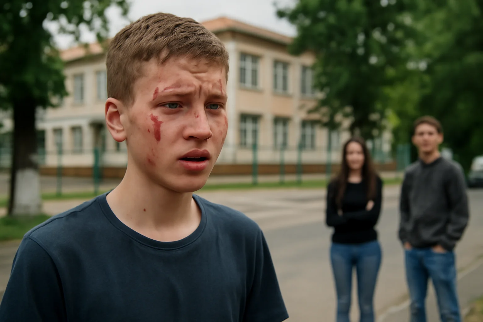 Adolescent de 15 ani rănit într-un atac cu maceta în apropierea Liceului cu Program Sportiv Brăila