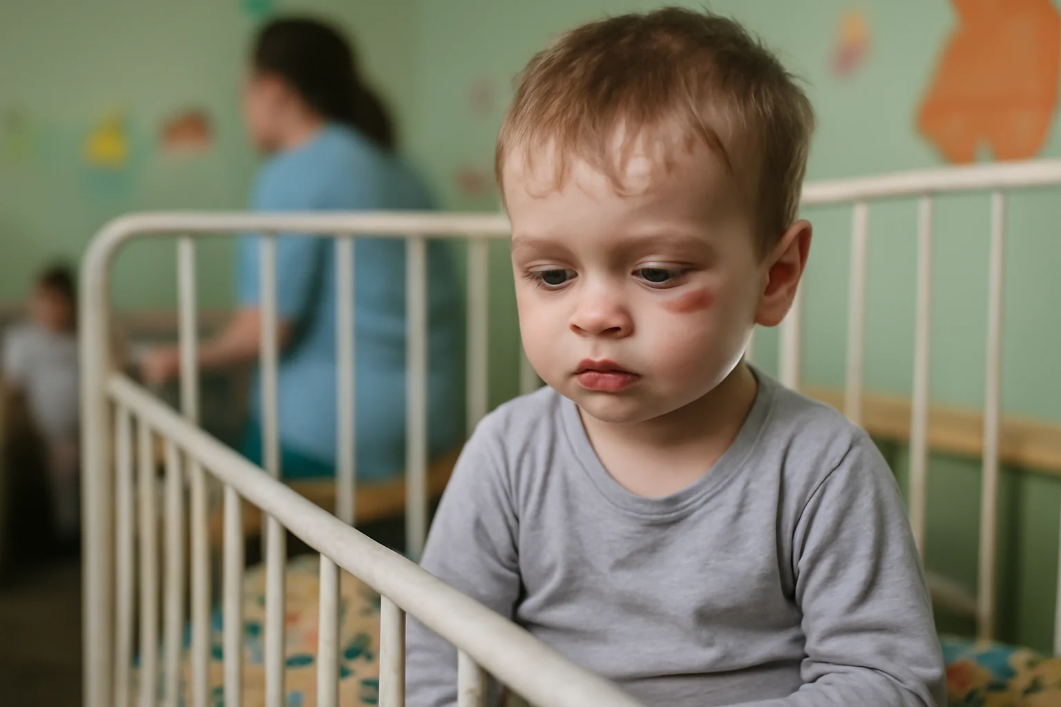 Anchete la o creșă din Brăila după acuzații privind un „pat al pedepsiților” și vânătăi pe corpul unui copil