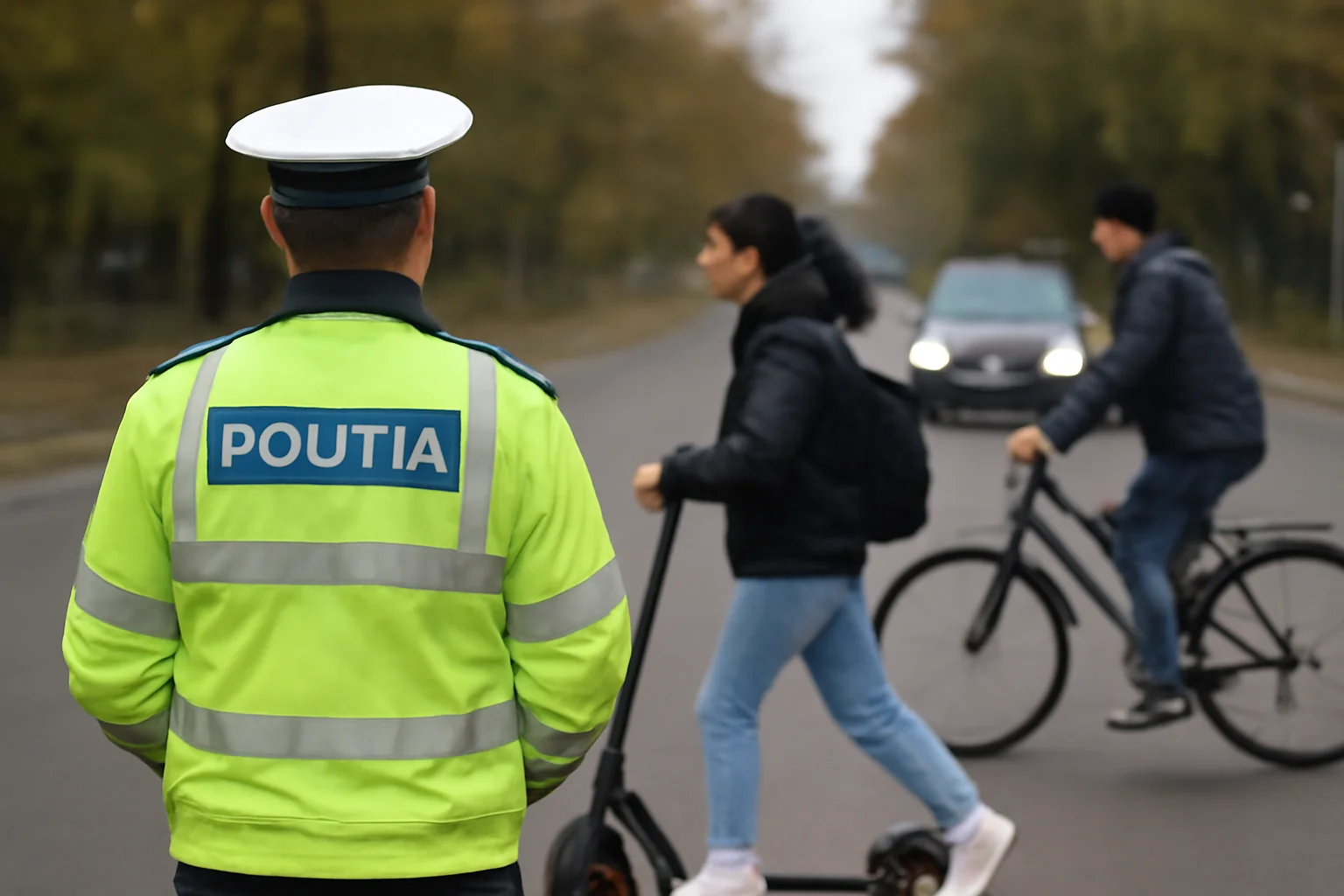 aproape 750 sancțiuni pentru pietoni, bicicliști și trotinetiști