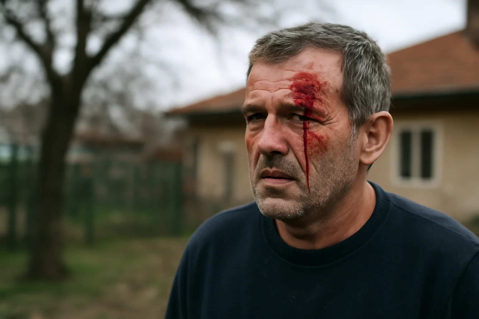 Bărbat din Brăila, reținut după ce și-a lovit vecinul cu toporul în cap