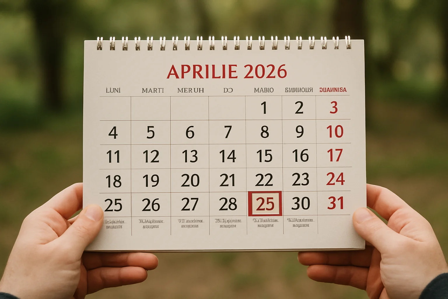 Calendar ortodox – 2026-04-25