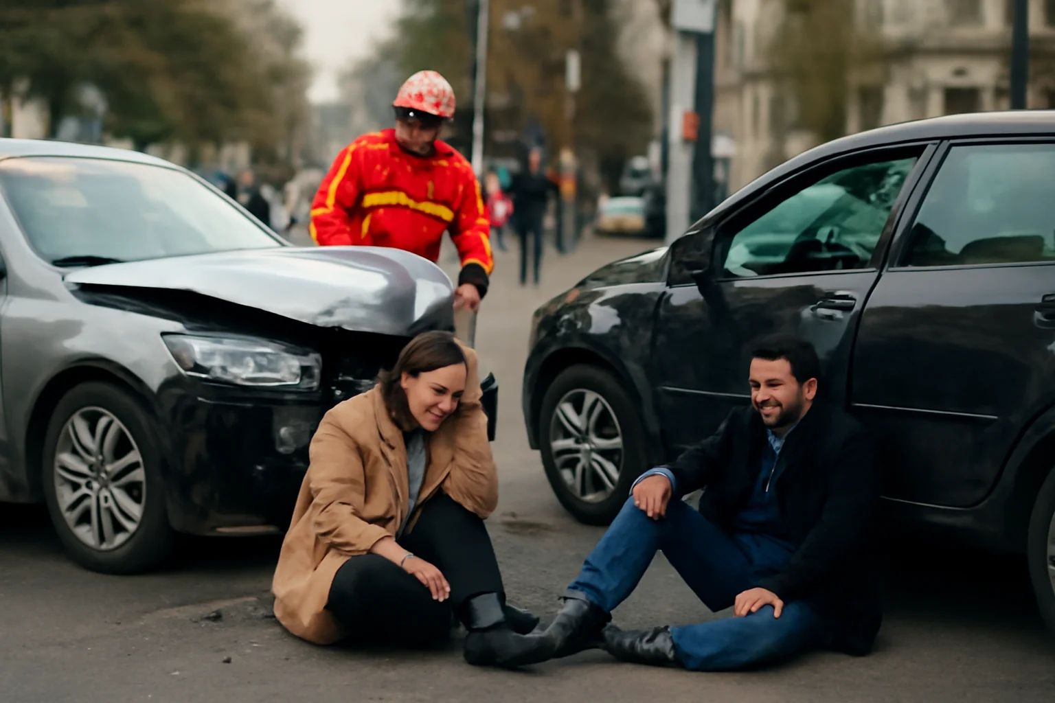Două persoane rănite într-un accident rutier la intersecția Dorobanți – Calea Călărașilor din Brăila