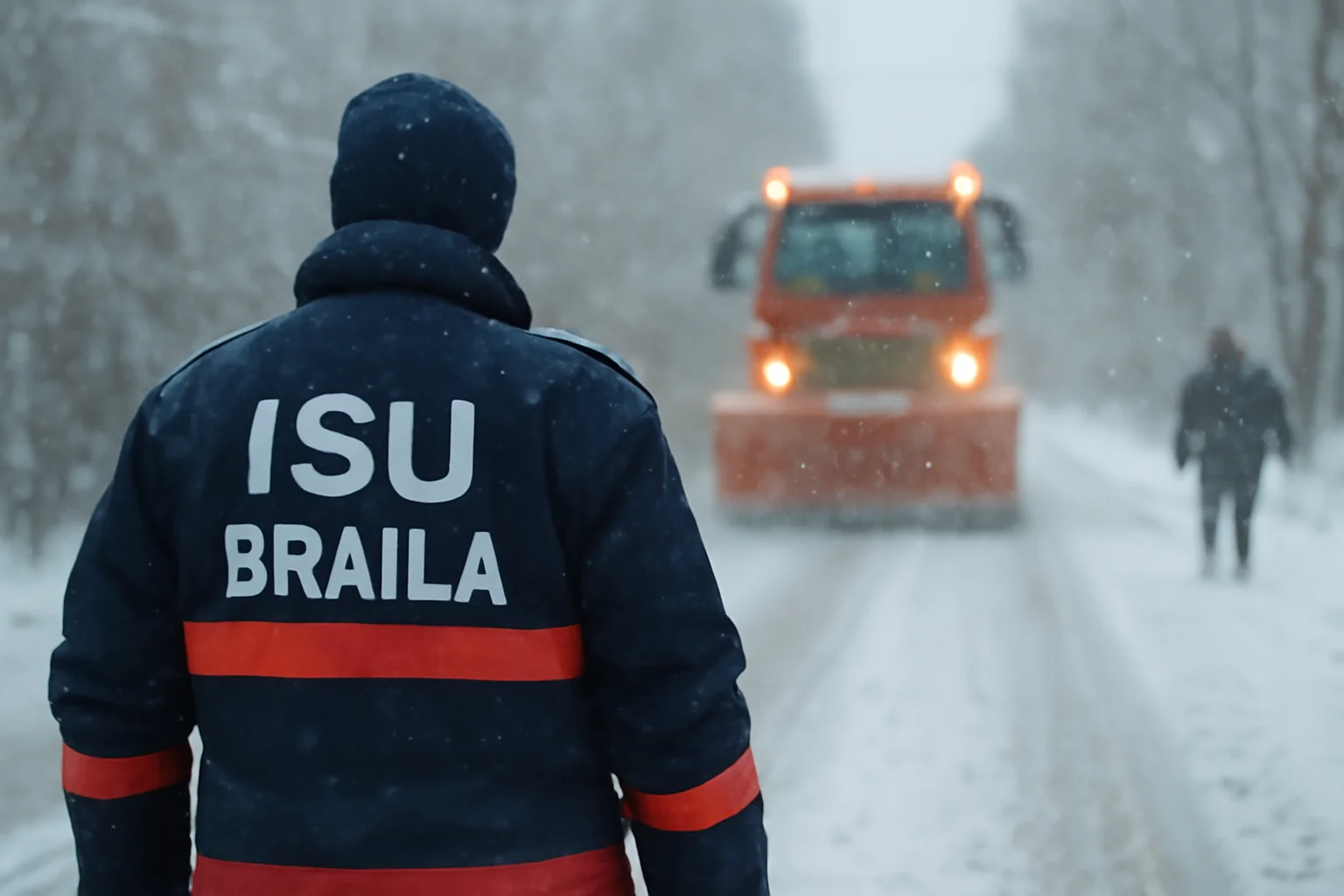 ISU Brăila anunță efectele codului galben de ninsori și viscol în județ