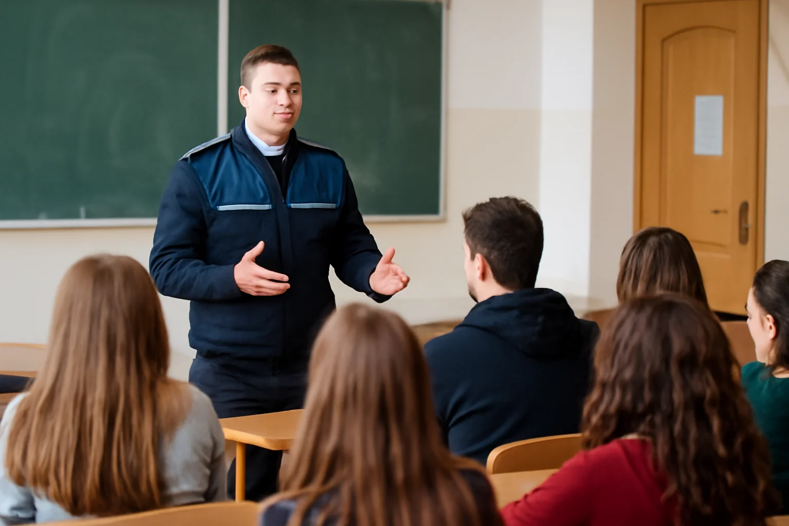 Polițiștii brăileni au susținut o lecție de siguranță la Colegiul Economic Ion Ghica despre violență, droguri și criminalitate informatică