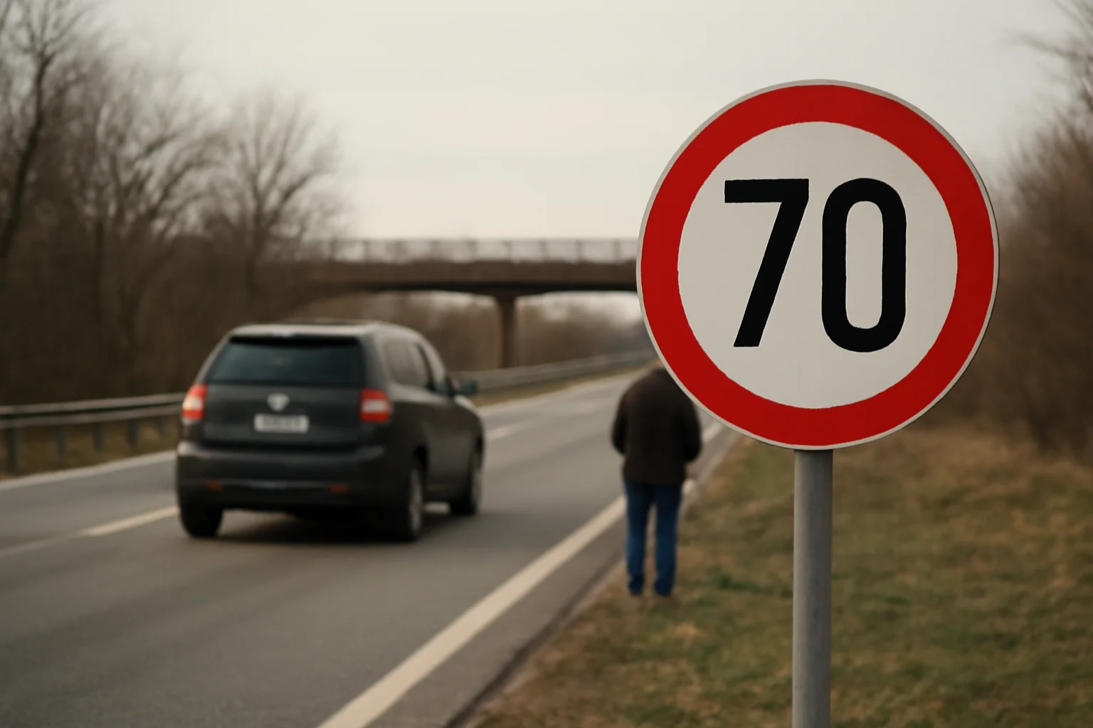 Restricții de viteză la Brăila pe DN 2B, la podul peste Siret, din 26 februarie 2026