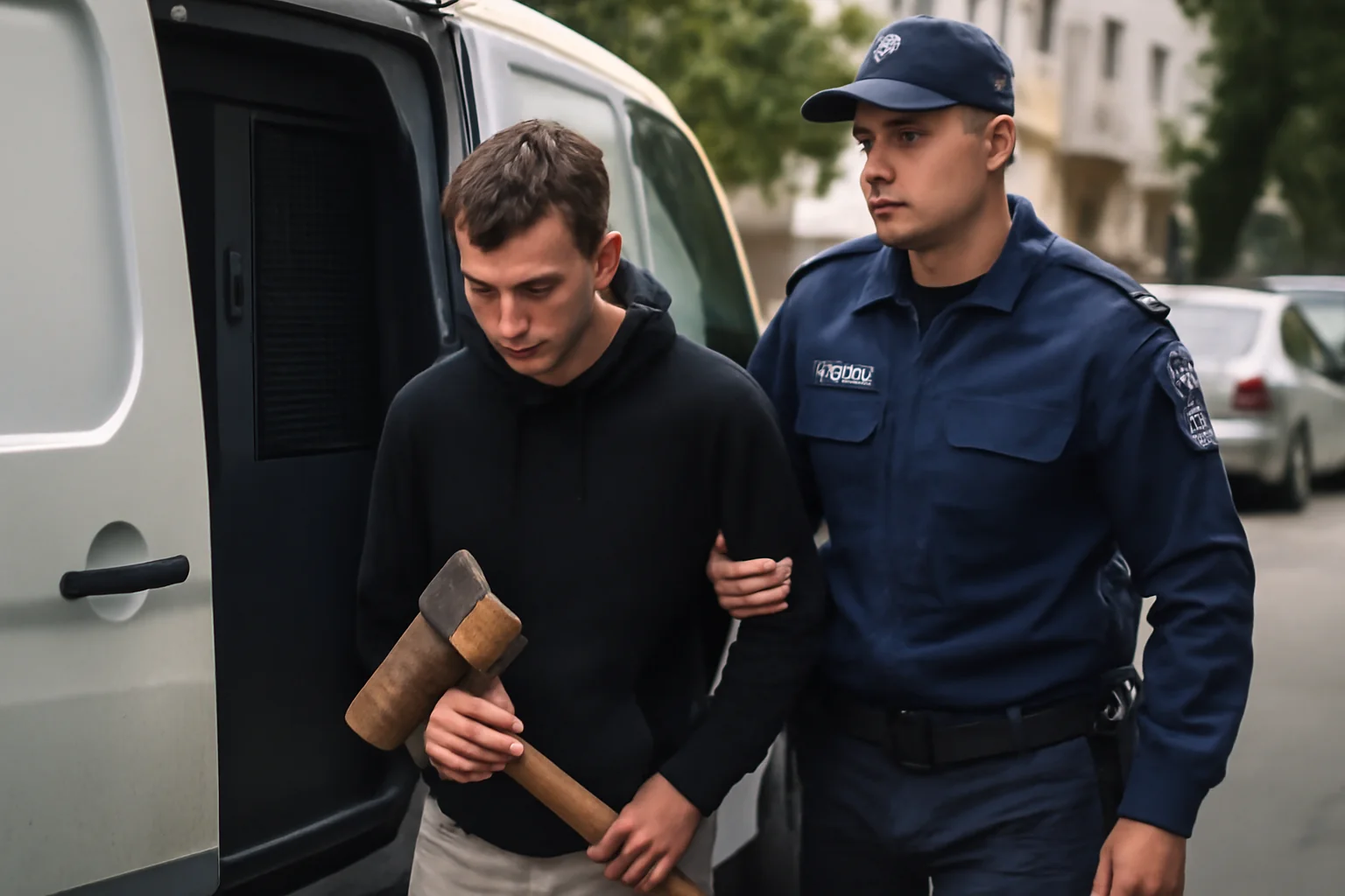 Tânăr de 20 de ani condamnat pentru jaf cu toporul la Vodafone – 6 telefoane Samsung furate și vândute cu 8.000 lei, complicele dispărut
