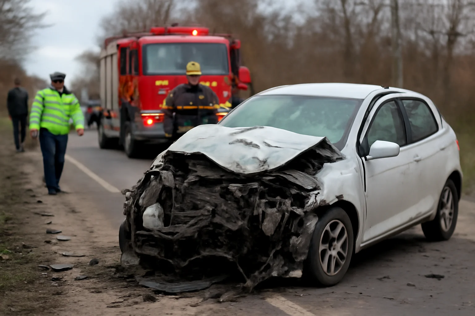 Trei persoane au murit într-un accident rutier cu două autoturisme în municipiul Brăila